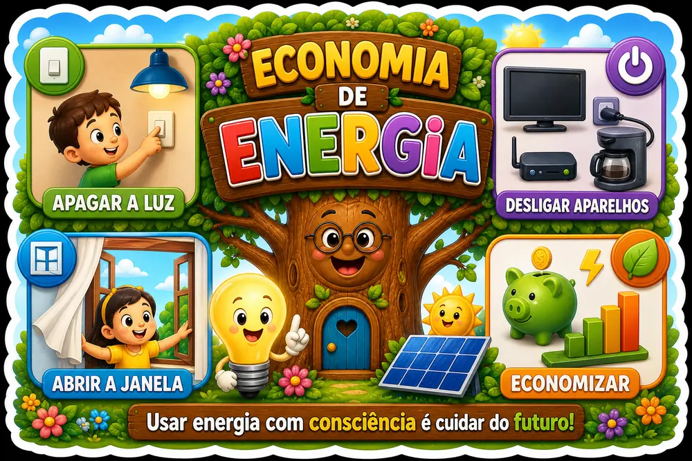 Amostra do painel Economia de Energia