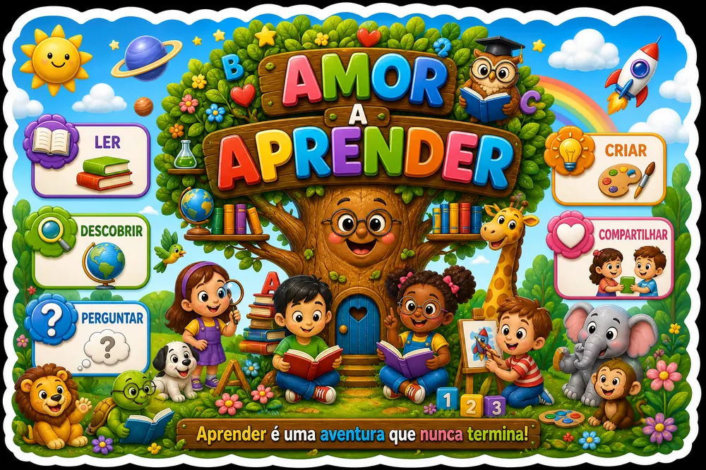 Amostra do painel Amor a Aprender