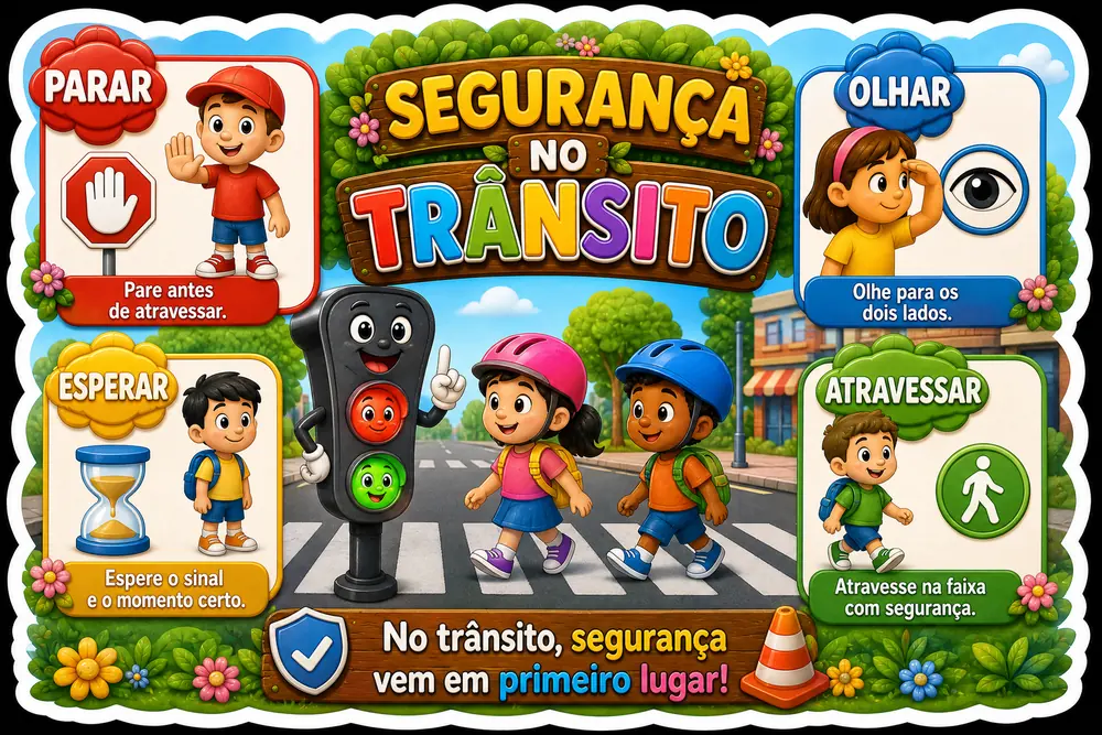 Amostra do painel Segurança no Trânsito