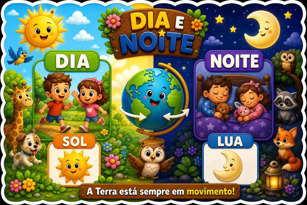 Amostra do painel Dia e Noite